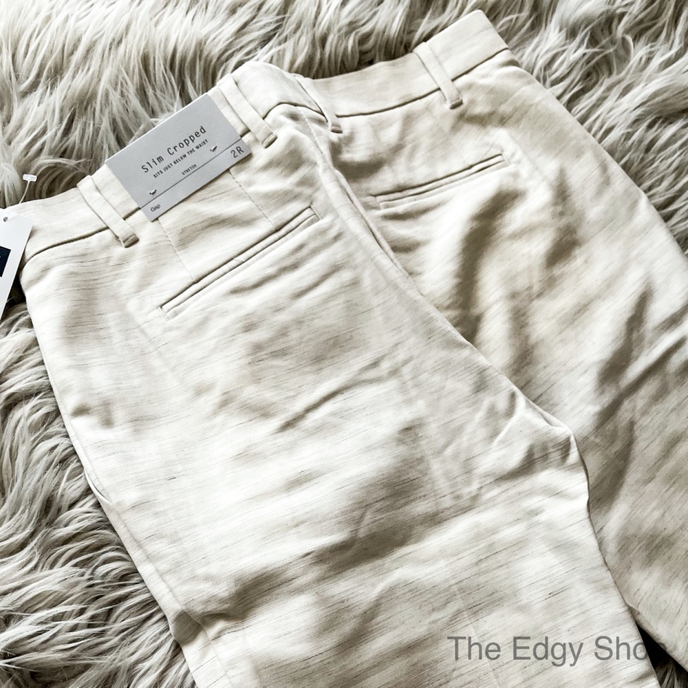 Gap | Slim Cropped Straight Leg Dress Pants - Picture 4 of 8